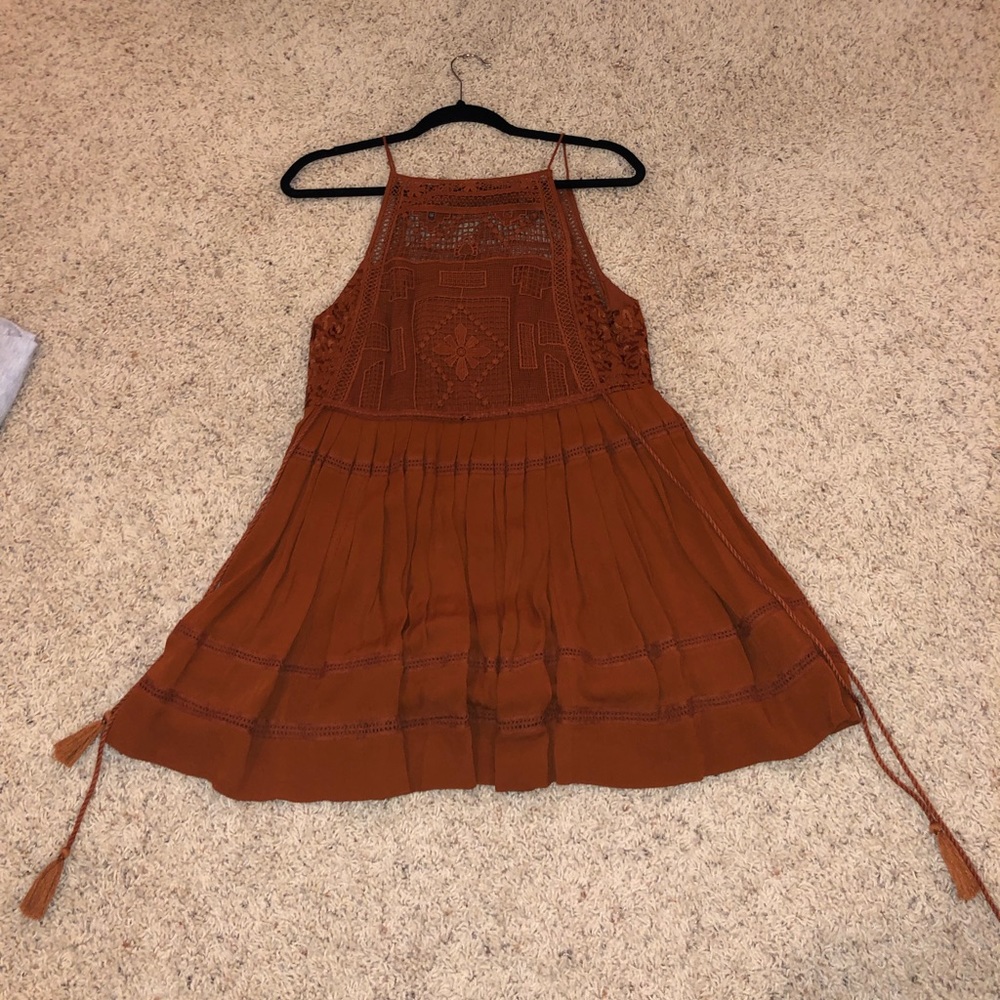 Lace top dress